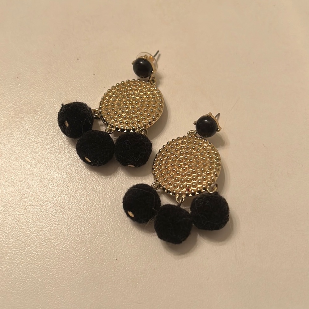 Black earrings